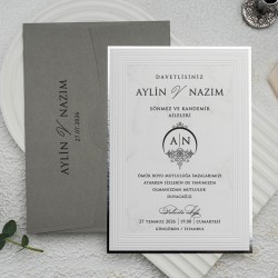 Ekonom Düğün Davetiyesi 9144